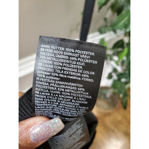 H & M Women's Multicolor Polyester Mid Rise Straight Legs Casual Pants Size 6 - Picture 11 of 12